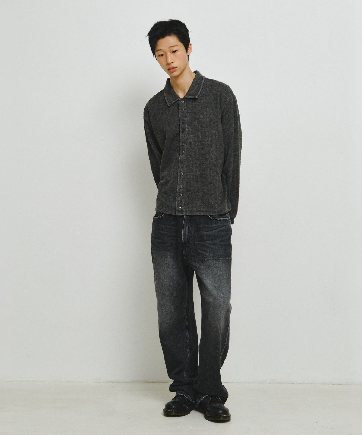 엔도어(ENDOOR) Pin Shirt (Blue Pin)