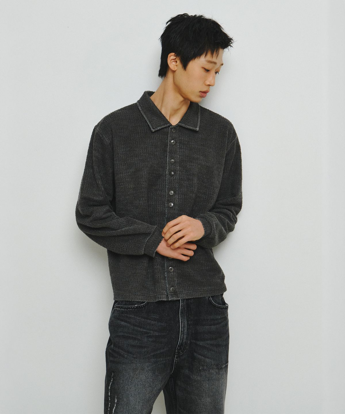 엔도어(ENDOOR) Pin Shirt (Blue Pin)