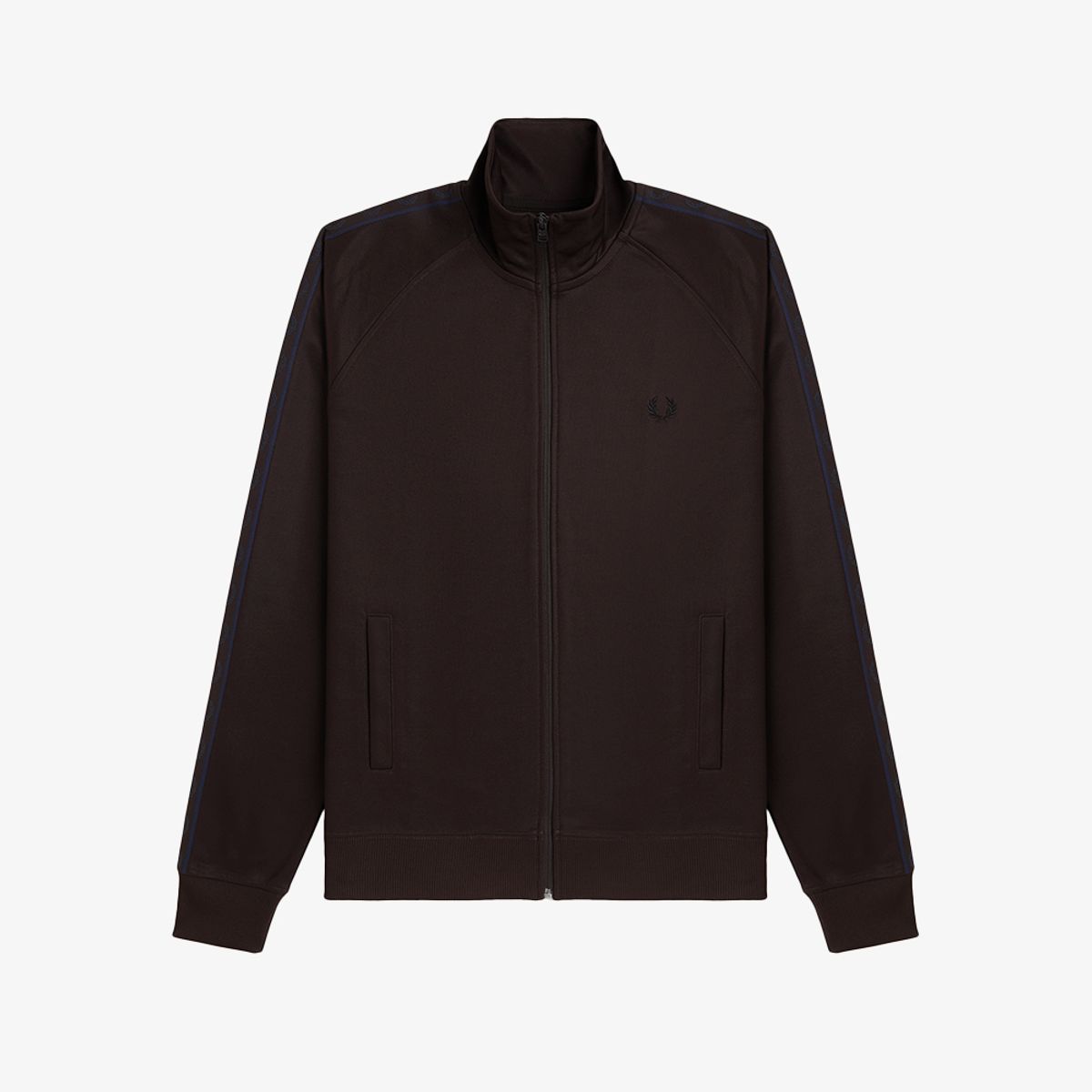 프레드페리(FRED PERRY) [Sport] 컨트라스트 테잎 트랙 재킷 - 리치브라운 AFPM2G35557-33C
