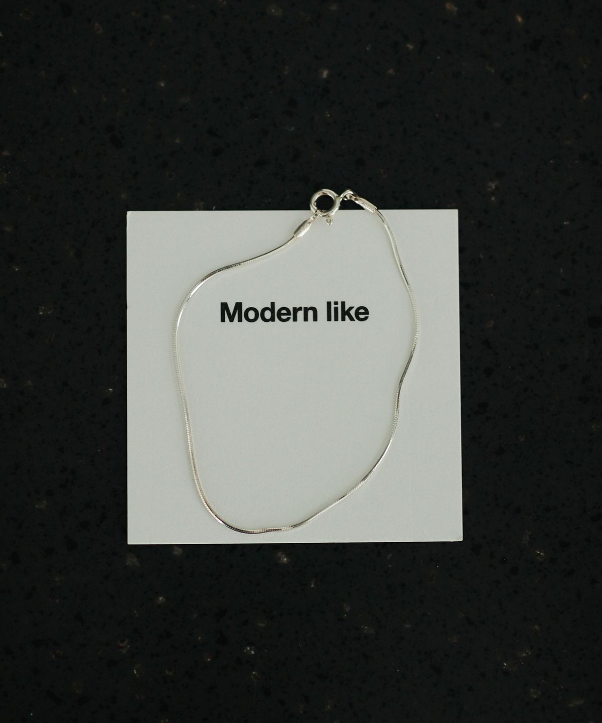 모던라이크(MODERN LIKE) [ Silver 925 ] 스네이크 팔찌