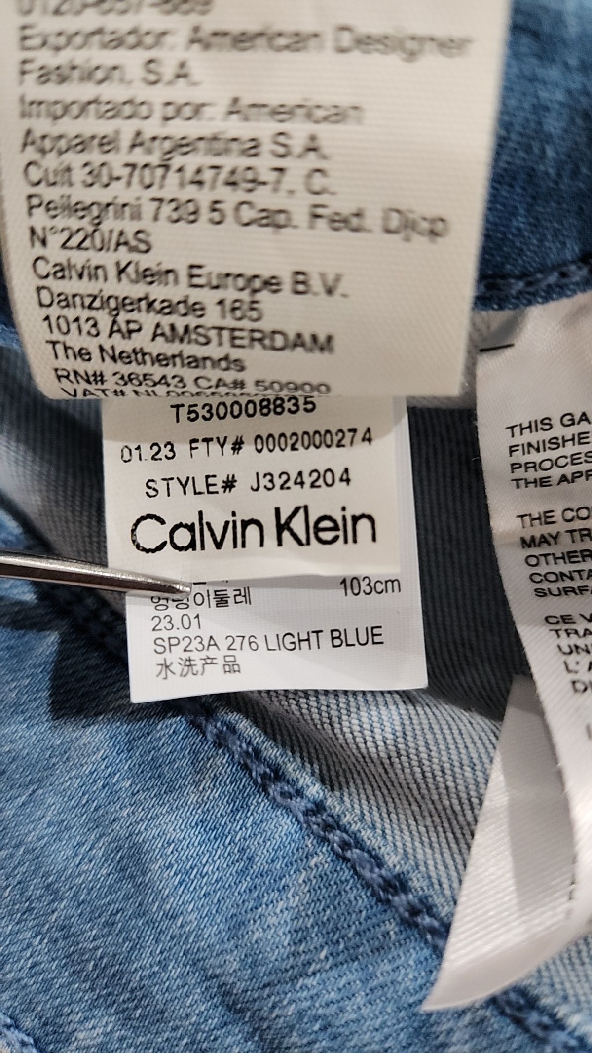 캘빈클라인 진(CALVIN KLEIN JEANS) 청/데님 팬츠 31