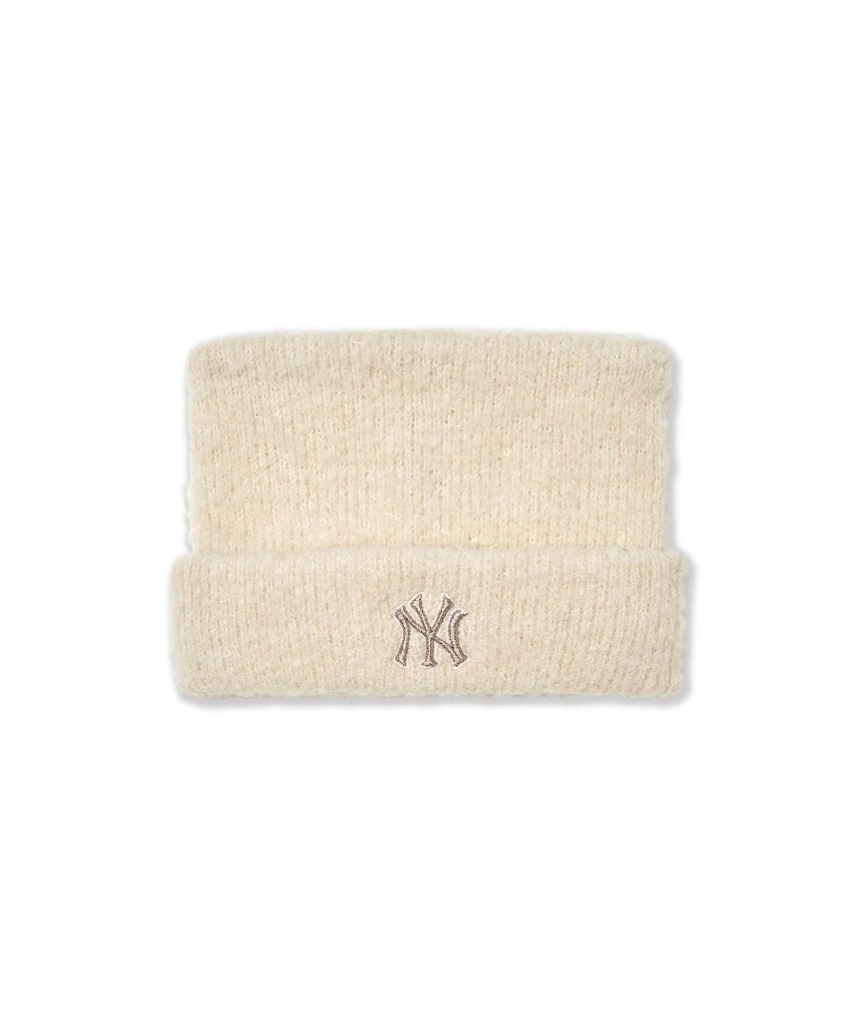 엠엘비 키즈(MLB KIDS) 미야옹 부클 비니 NY (Cream)