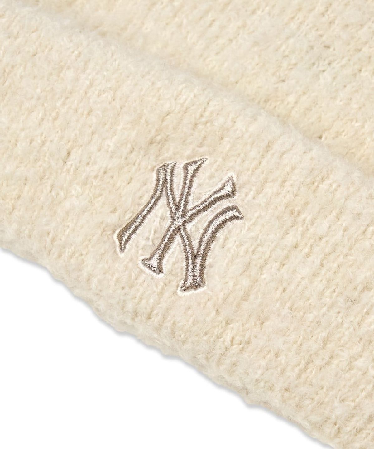 엠엘비 키즈(MLB KIDS) 미야옹 부클 비니 NY (Cream)