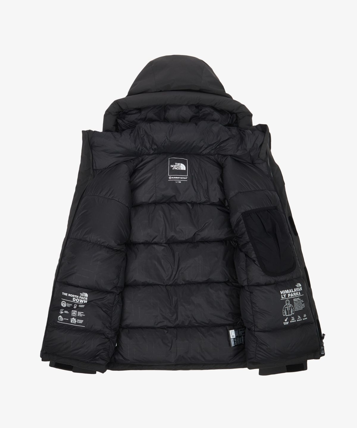 노스페이스(THE NORTH FACE) NJ1DS12A 남성 히말라얀 라이트 다운 파카 (RDS) BLACK