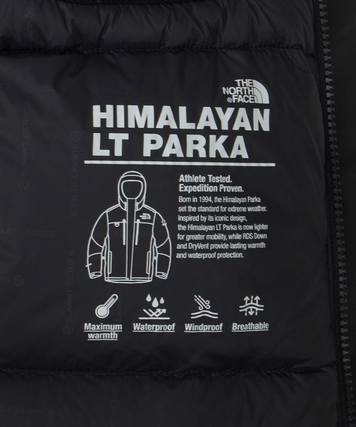 노스페이스(THE NORTH FACE) NJ1DS12A 남성 히말라얀 라이트 다운 파카 (RDS) BLACK