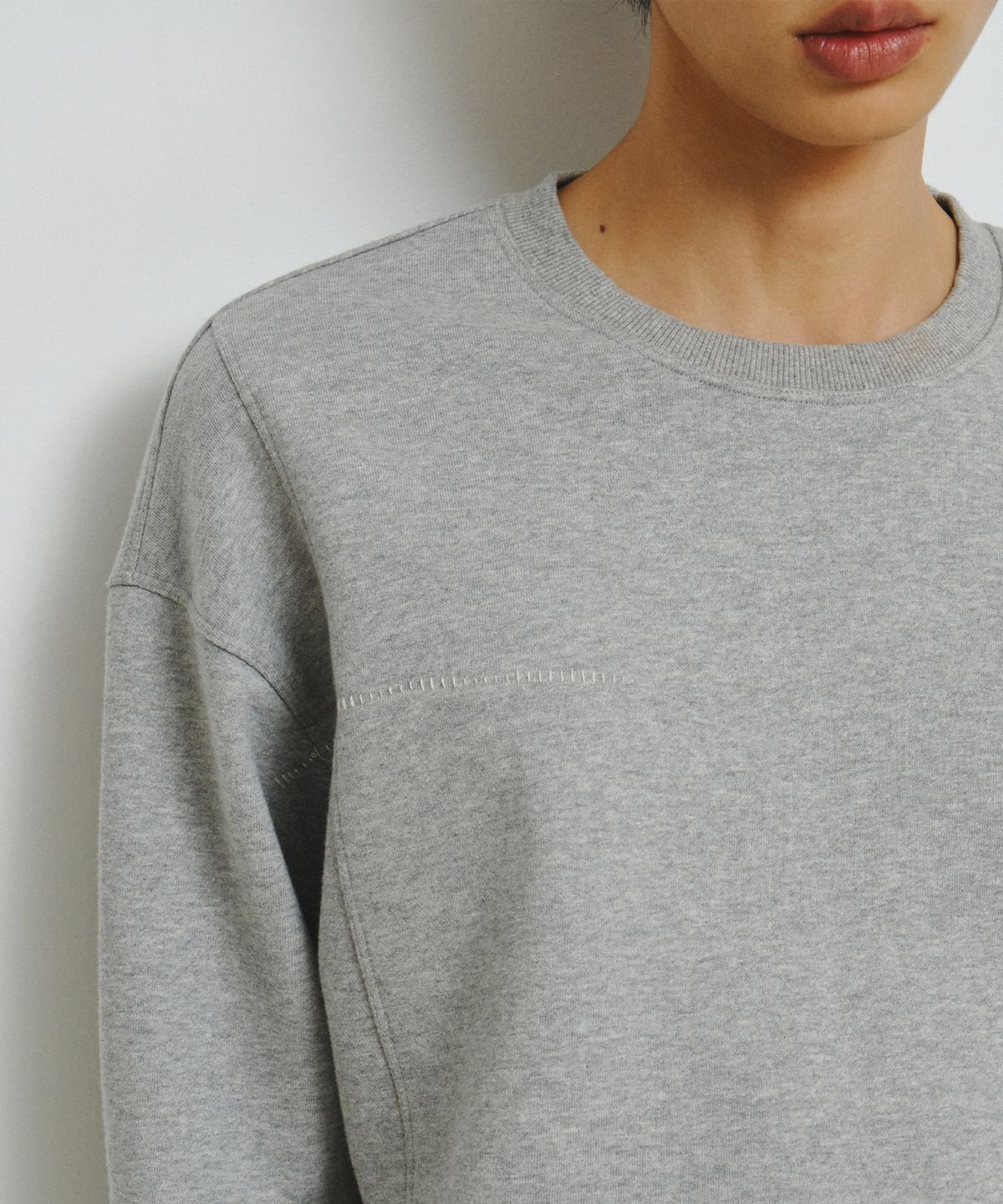 엔도어(ENDOOR) Mend Stitch Sweatshirt (Gray)