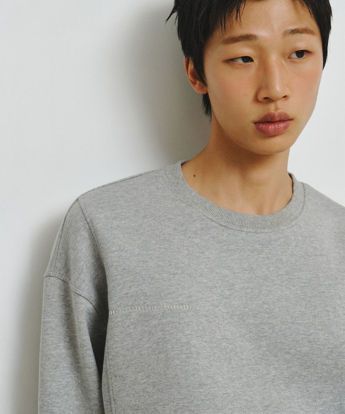 엔도어(ENDOOR) Mend Stitch Sweatshirt (Gray)