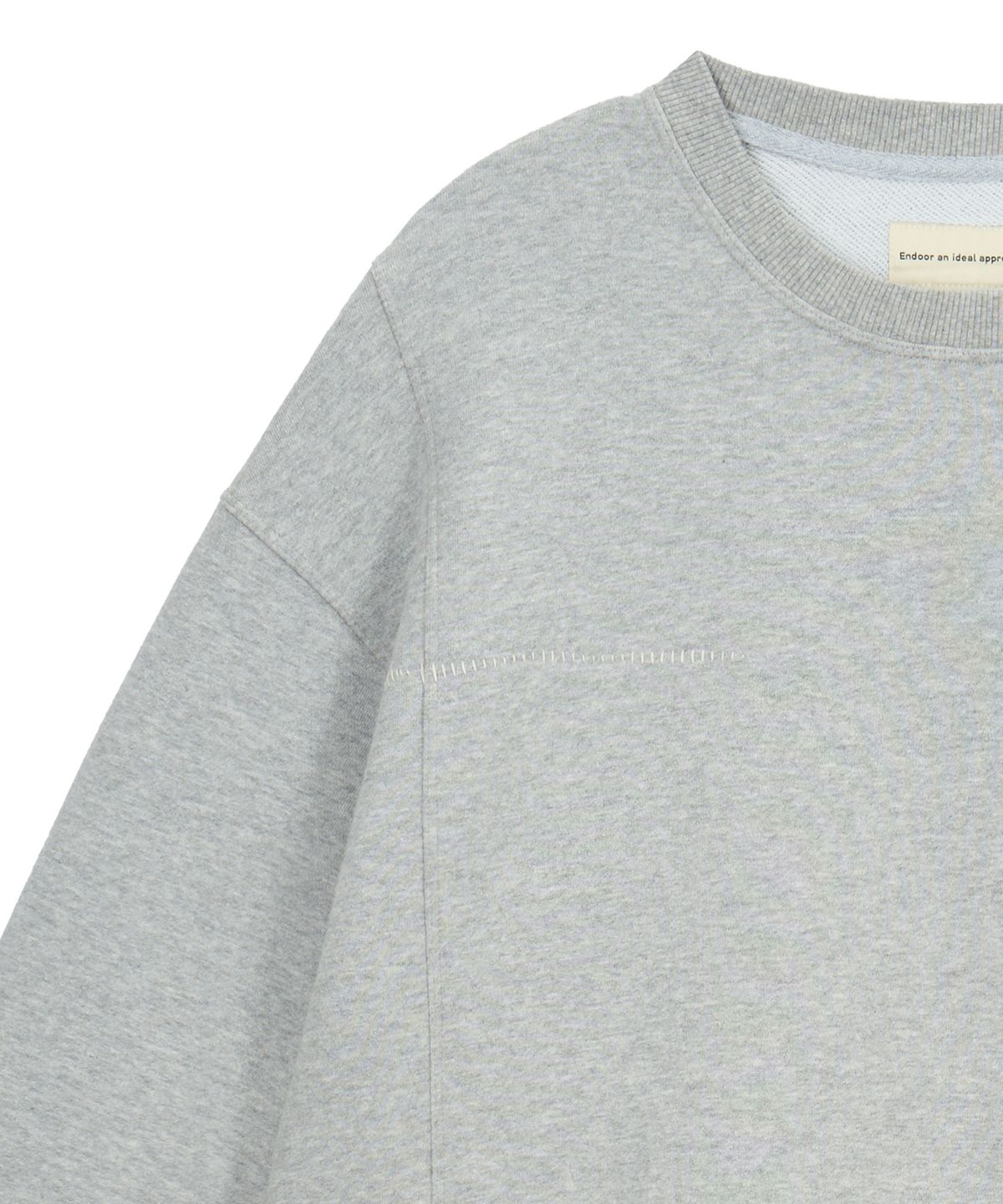 엔도어(ENDOOR) Mend Stitch Sweatshirt (Gray)