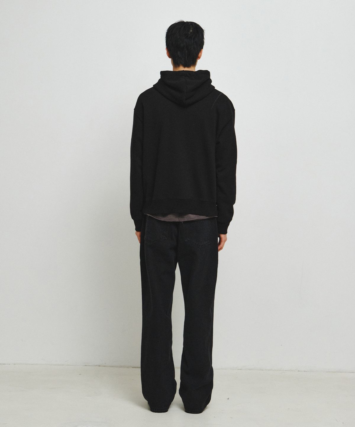 엔도어(ENDOOR) Scar Zip Hoodie (Black)