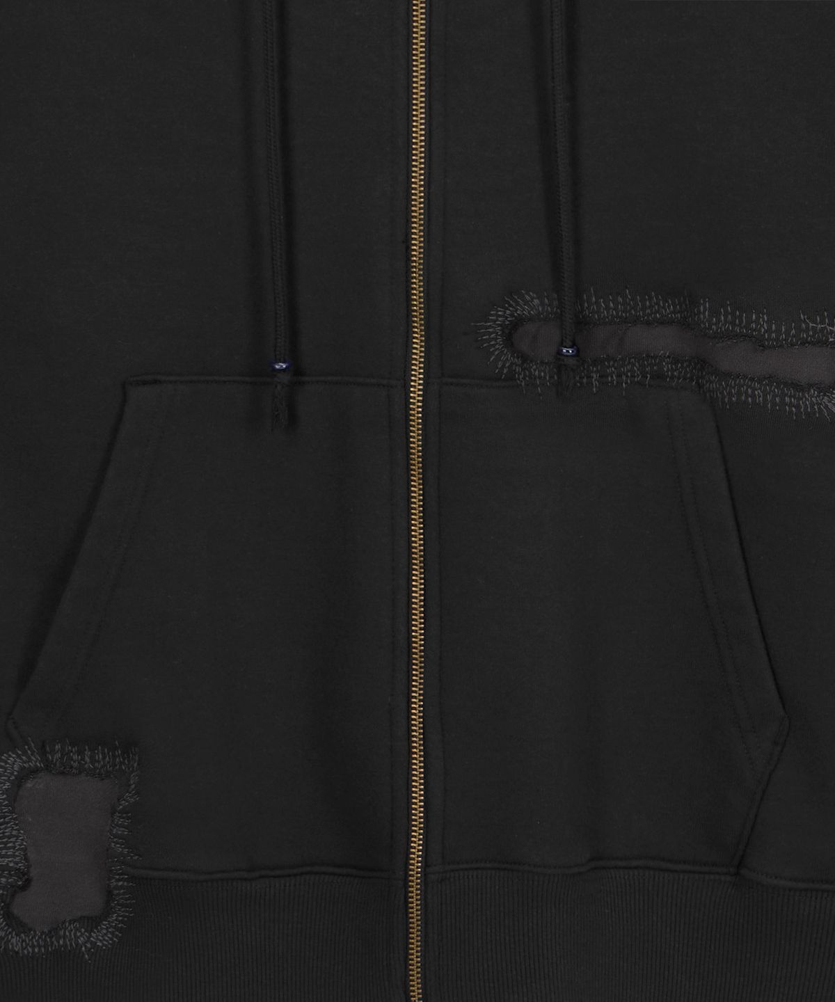 엔도어(ENDOOR) Scar Zip Hoodie (Black)