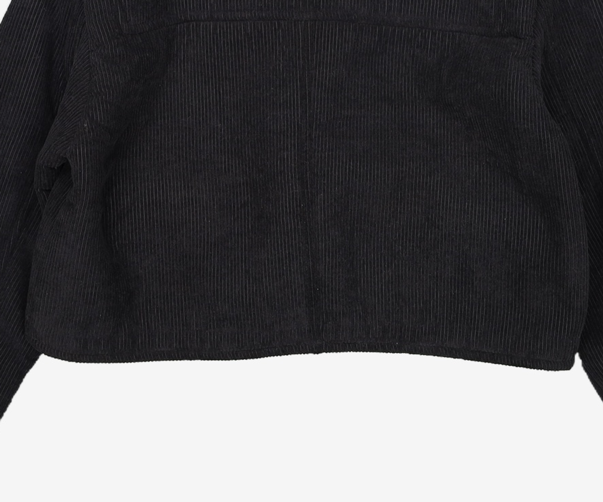 미쏘(MIXXO) 후드 크롭 더플 코트_MIWJHDV01C L