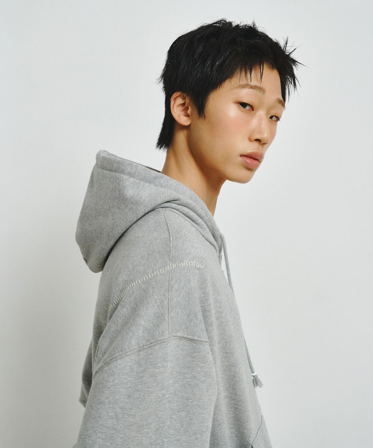엔도어(ENDOOR) Scar Zip Hoodie (Gray)