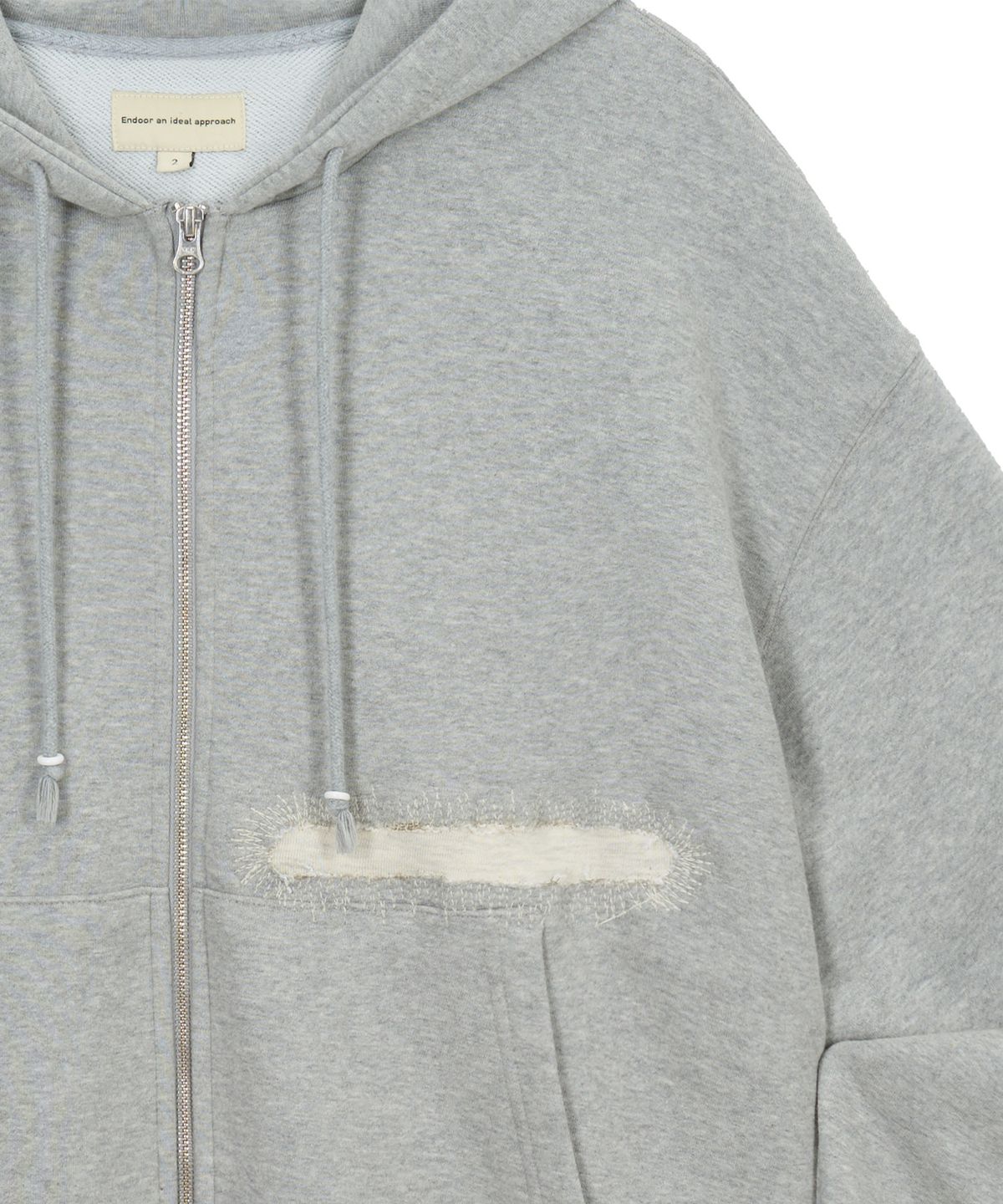 엔도어(ENDOOR) Scar Zip Hoodie (Gray)
