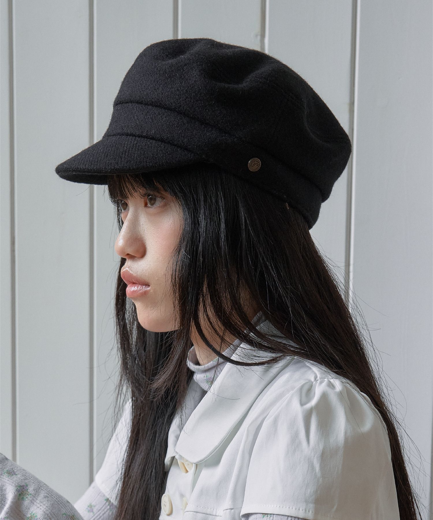 포에지담(POESIEDAME) CLASSIC NOUVELLE MARGOT HAT IN BLACK - 사이즈