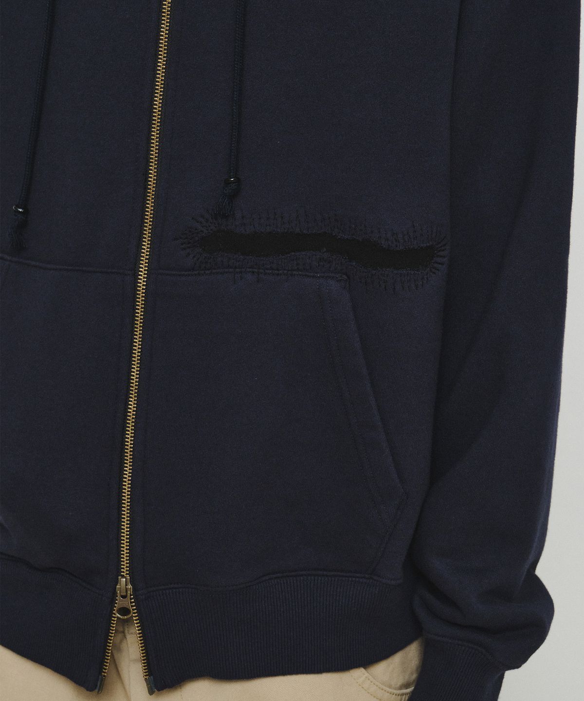 엔도어(ENDOOR) Scar Zip Hoodie (Navy)