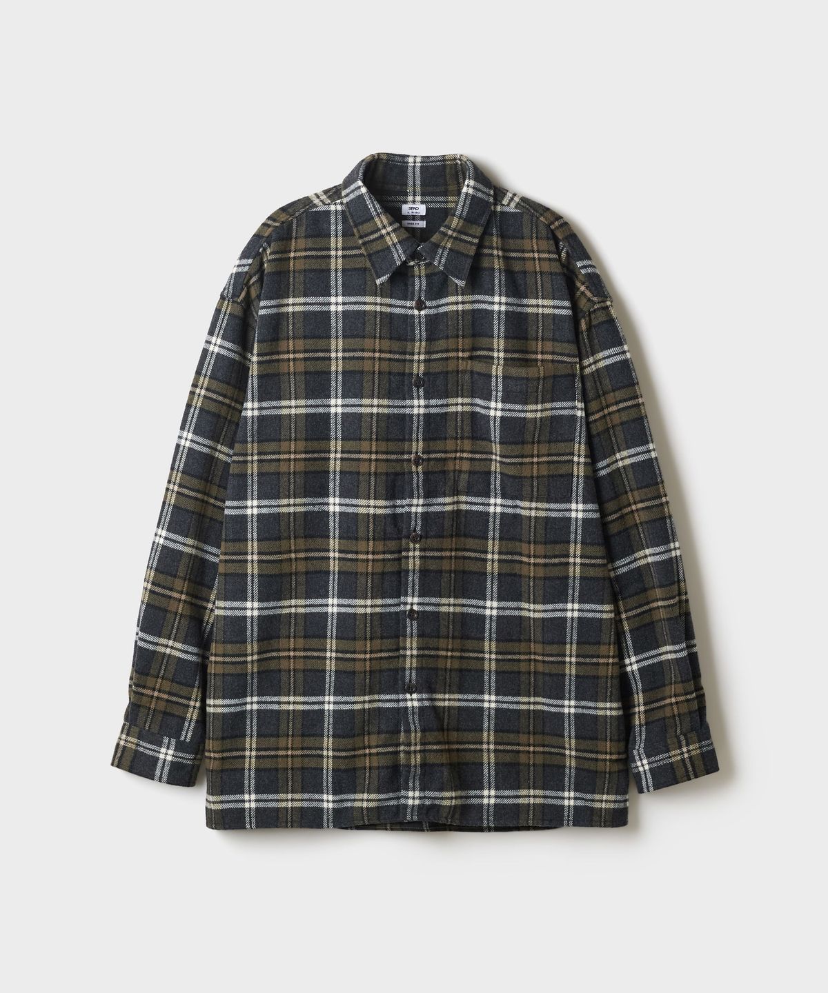 스파오(SPAO) 체크 셔츠 재킷_SPYCG49C99