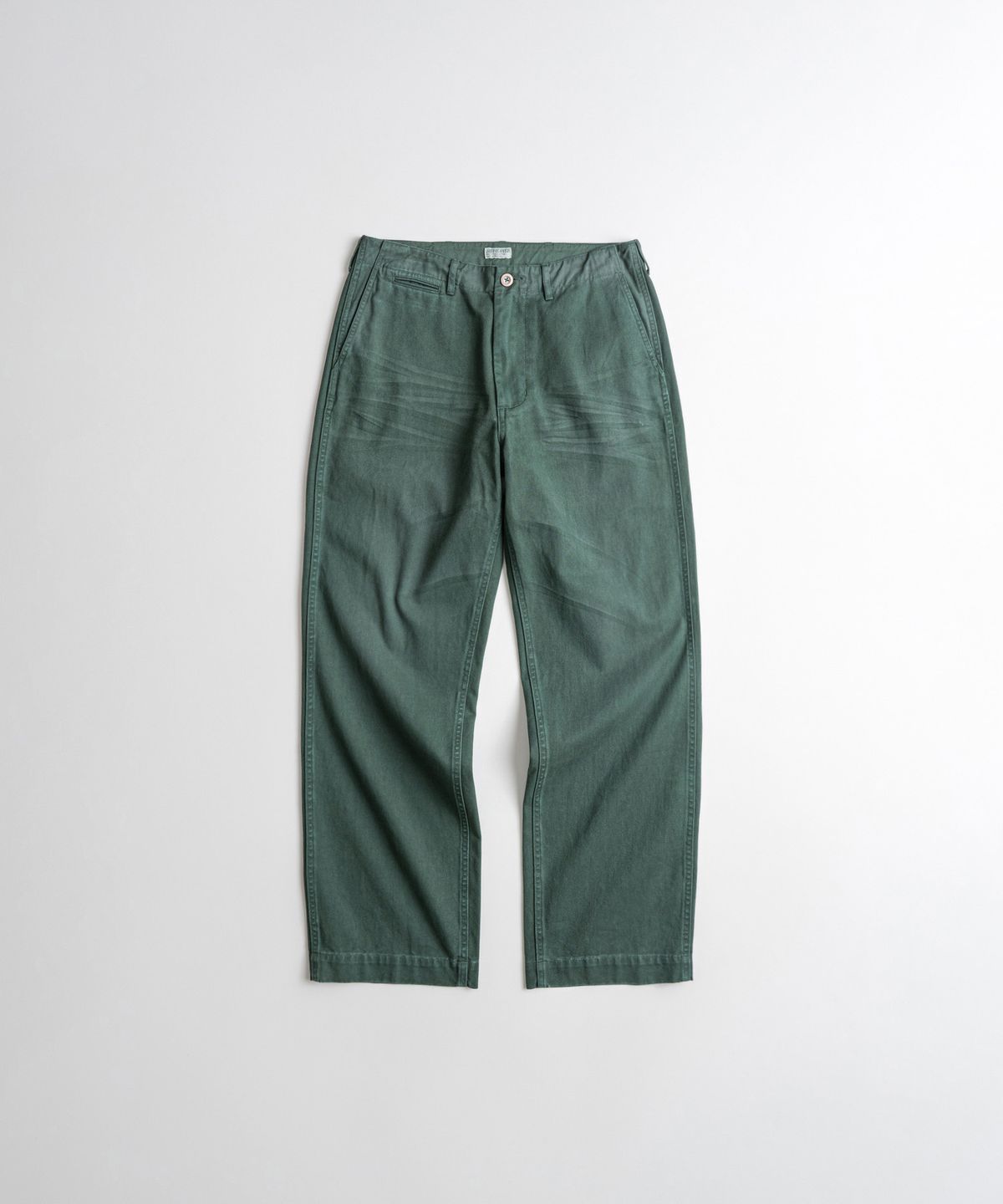 비헤비어(BEHEAVYER) USED 1942 CHINO TROUSERS b.green