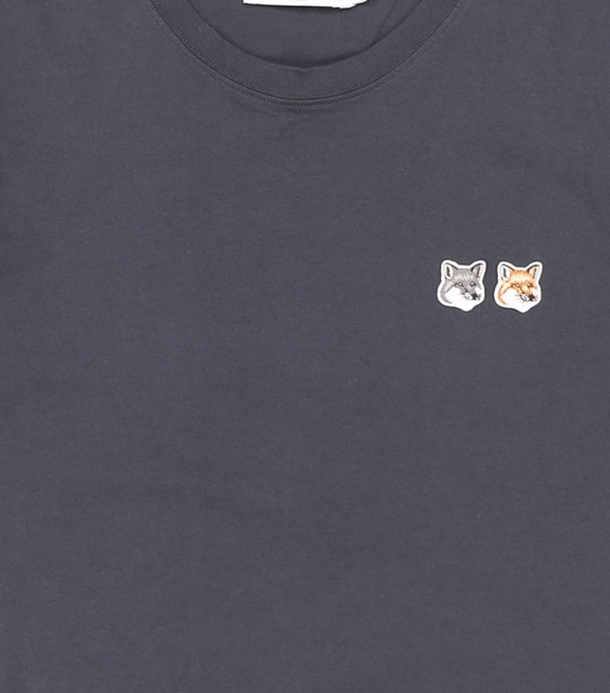 메종 키츠네(MAISON KITSUNE) 22SS 폭스 헤드 티셔츠 BU00103KJ0008 L