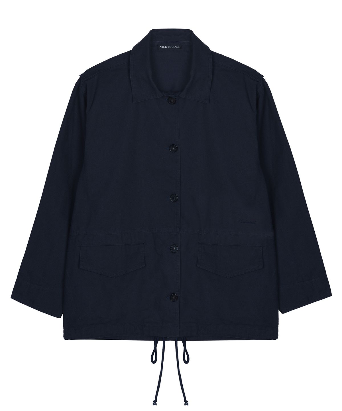 닉앤니콜(NICK&NICOLE) WASHED COTTON WORK JACKET_NAVY