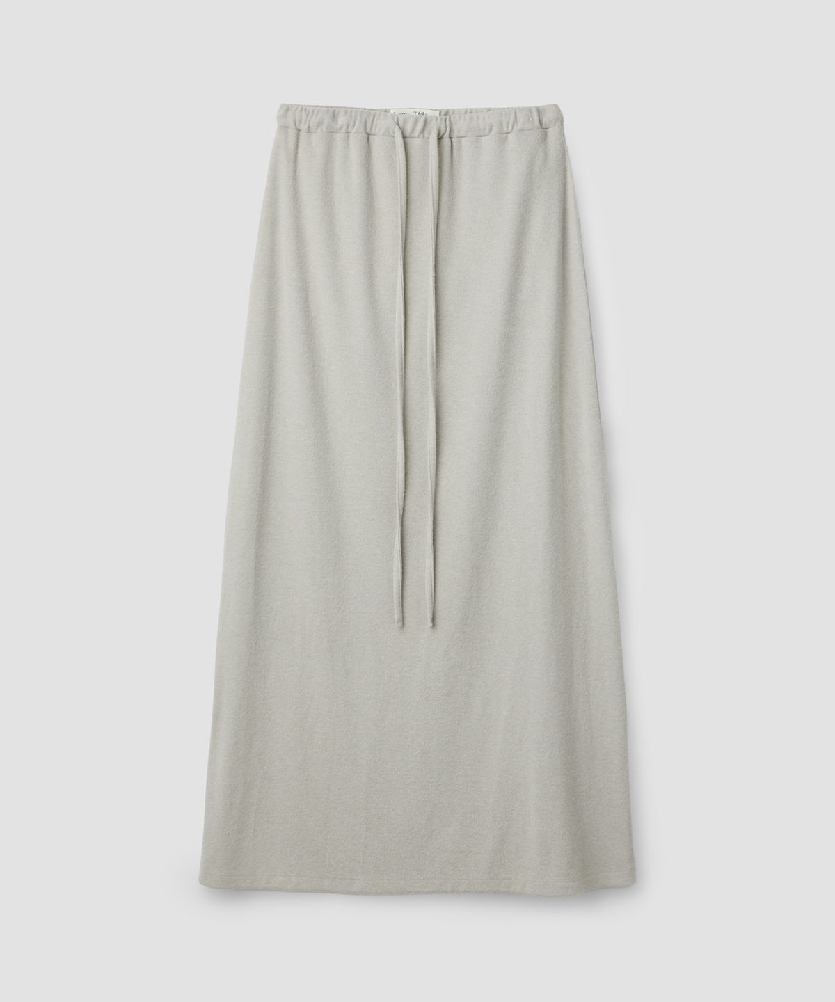 로우타이드(LOW TIDE) SOFT BRUSHED MAXI SKIRT [GREY]
