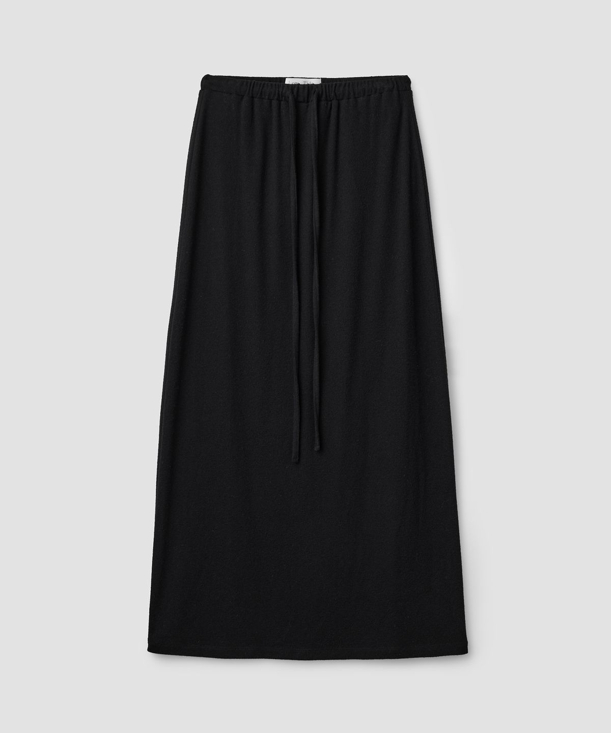 로우타이드(LOW TIDE) SOFT BRUSHED MAXI SKIRT [BLACK]