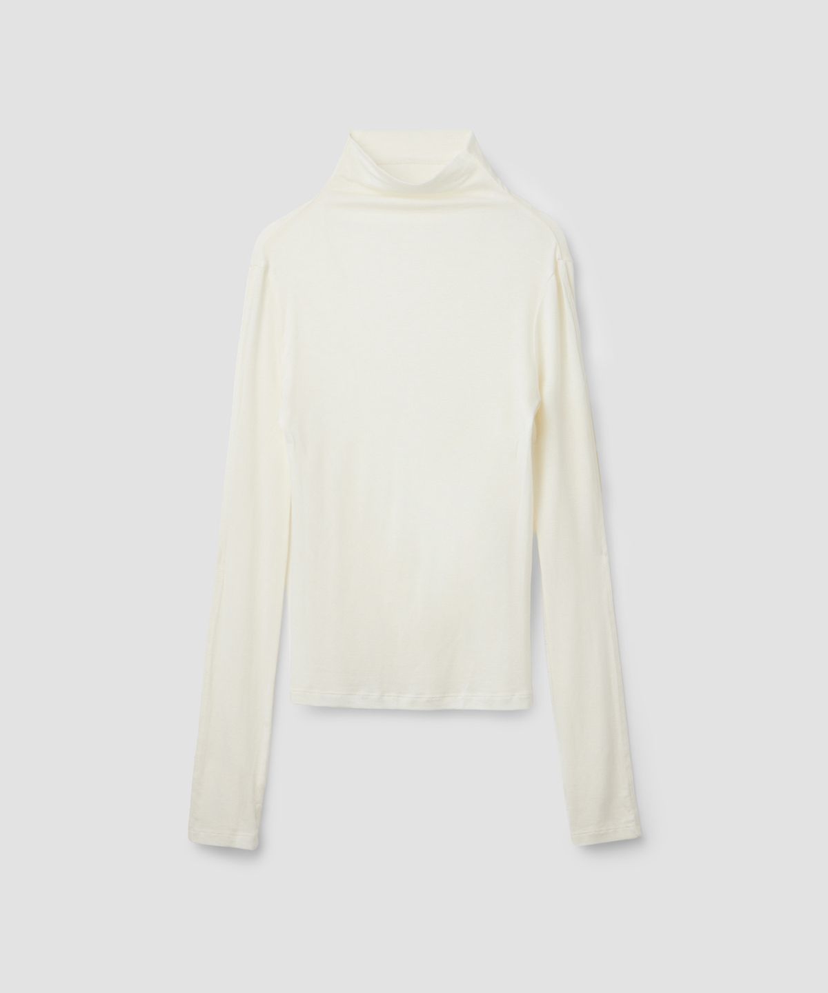 로우타이드(LOW TIDE) HIGH NECK STITCH TOP [IVORY]