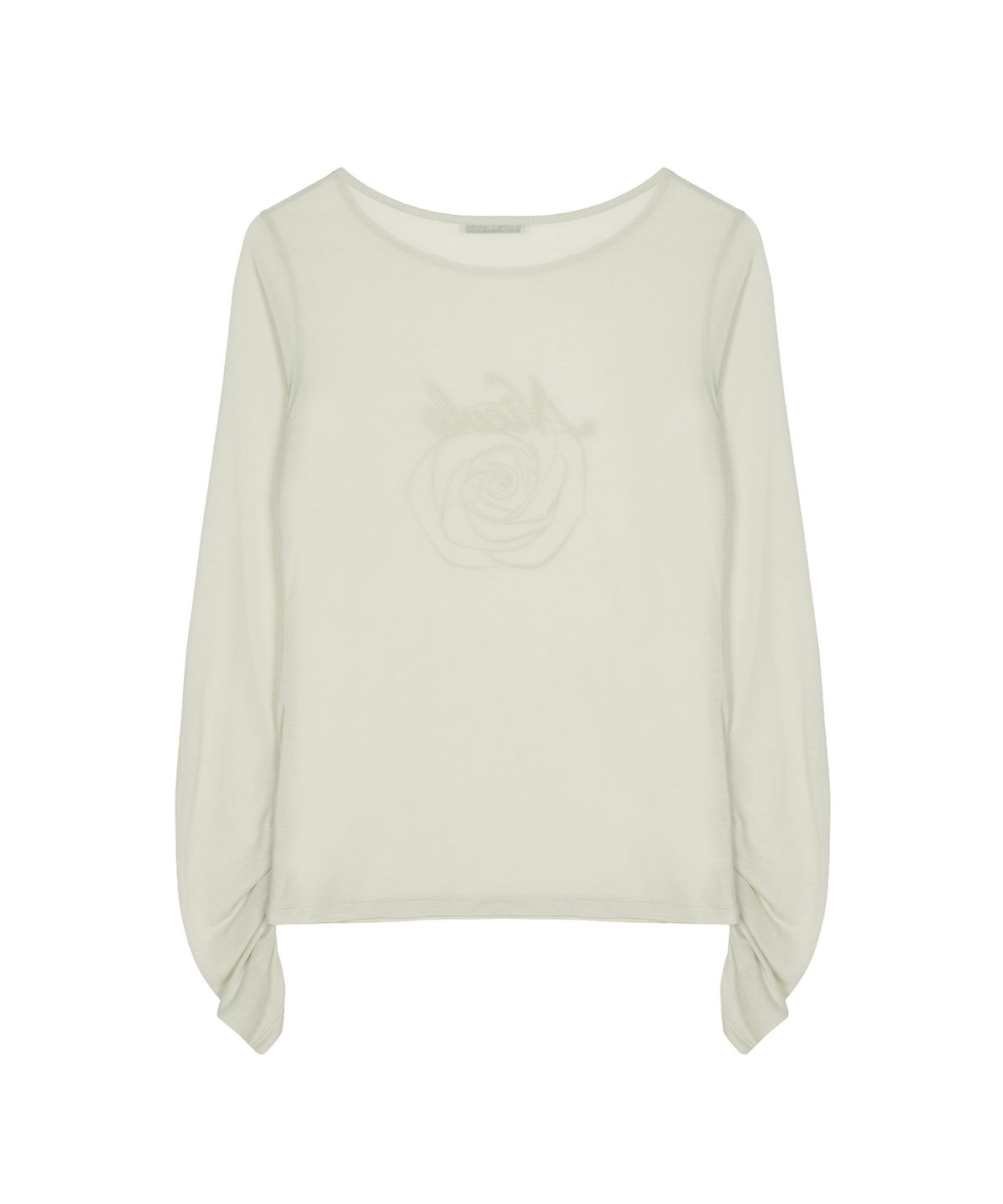 닉앤니콜(NICK&NICOLE) NICOLE ROSE SHIRRING TOP_KHAKI