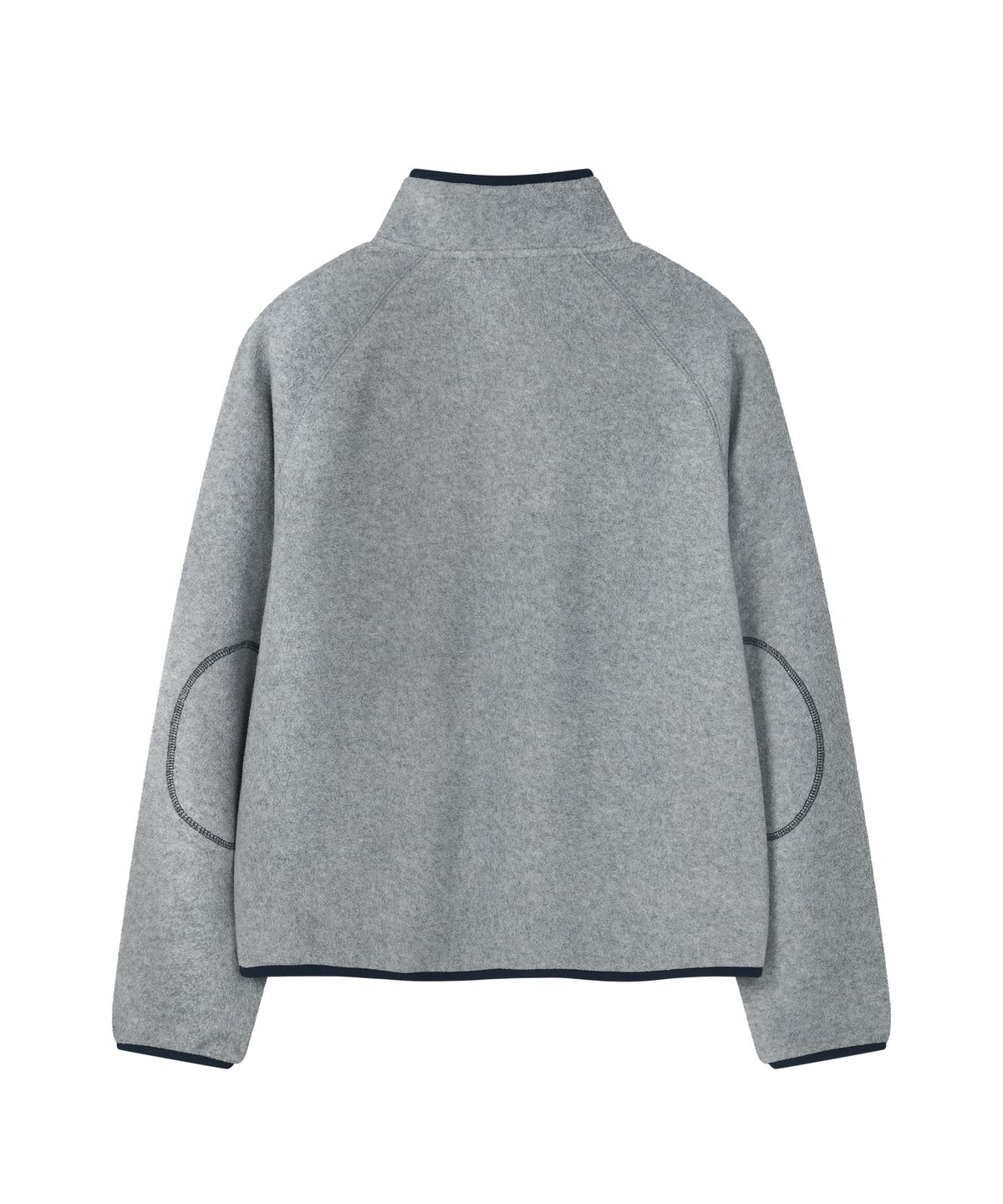 커버낫 우먼(COVERNAT WOMAN) 우먼 웜온 플리스 하프집업 맨투맨 멜란지 그레이