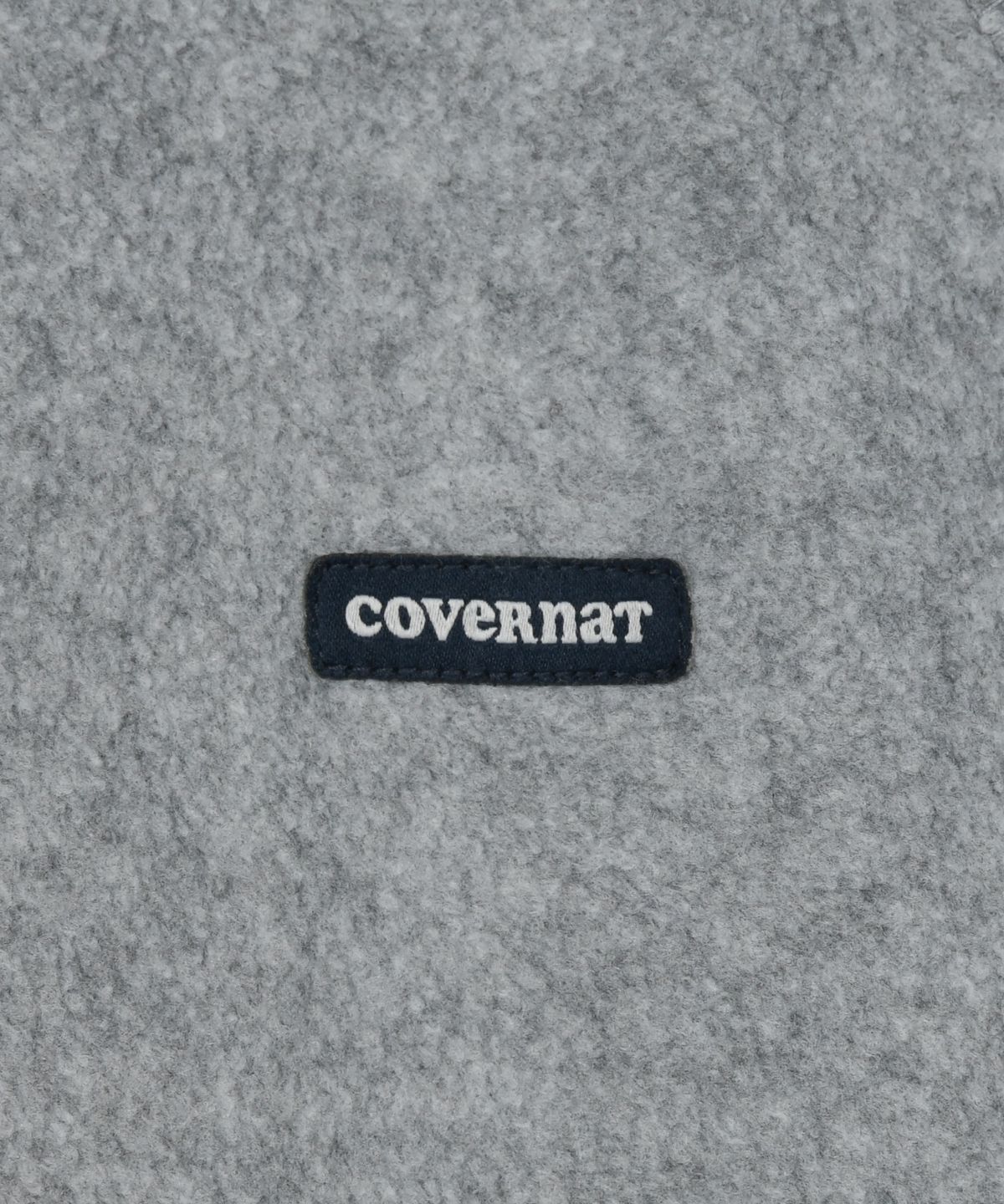 커버낫 우먼(COVERNAT WOMAN) 우먼 웜온 플리스 하프집업 맨투맨 멜란지 그레이
