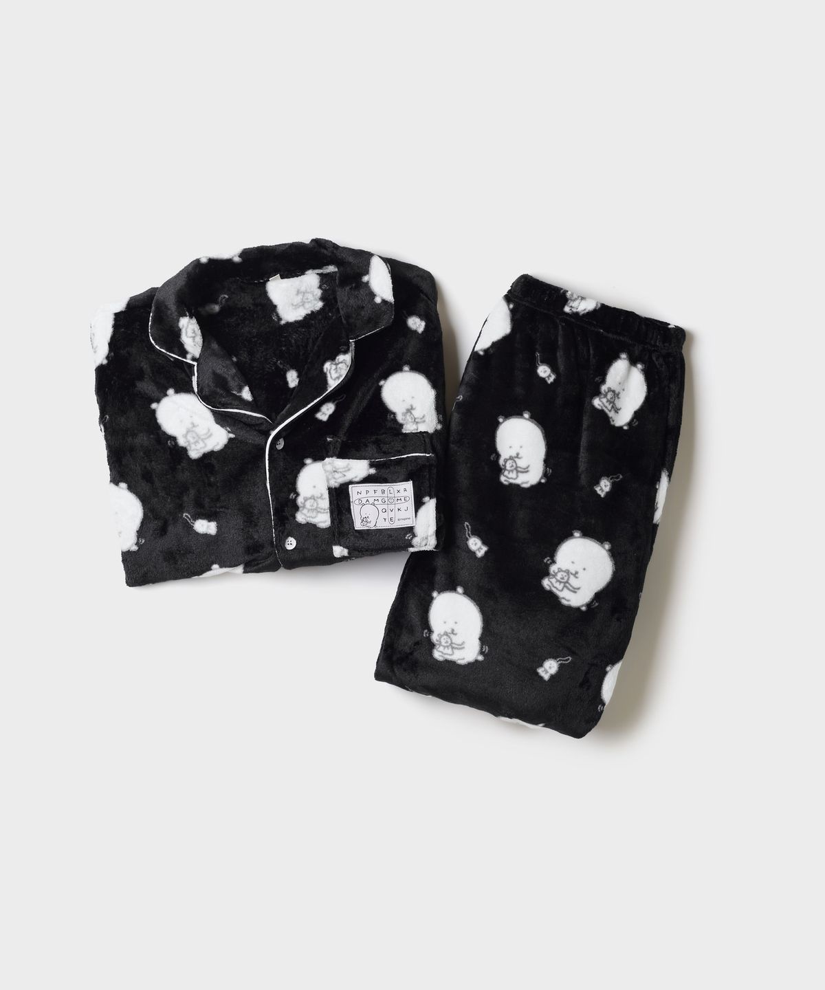 스파오(SPAO) [담곰이] 수면 파자마(Black)_SPPPG4VU03