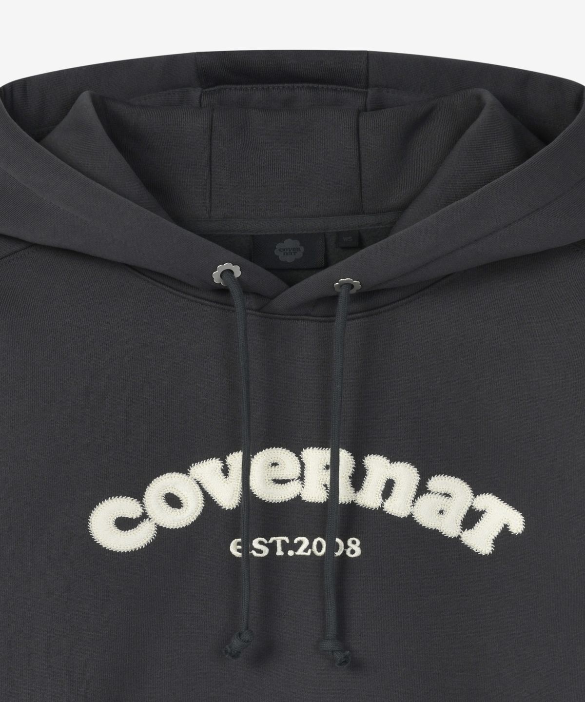 커버낫 우먼(COVERNAT WOMAN) 우먼 쿠퍼로고 기모 후디 차콜