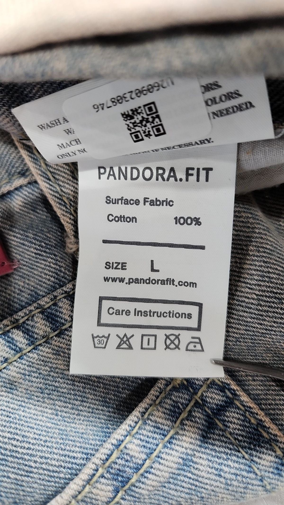 판도라핏(PANDORAFIT) 청/데님 팬츠 L
