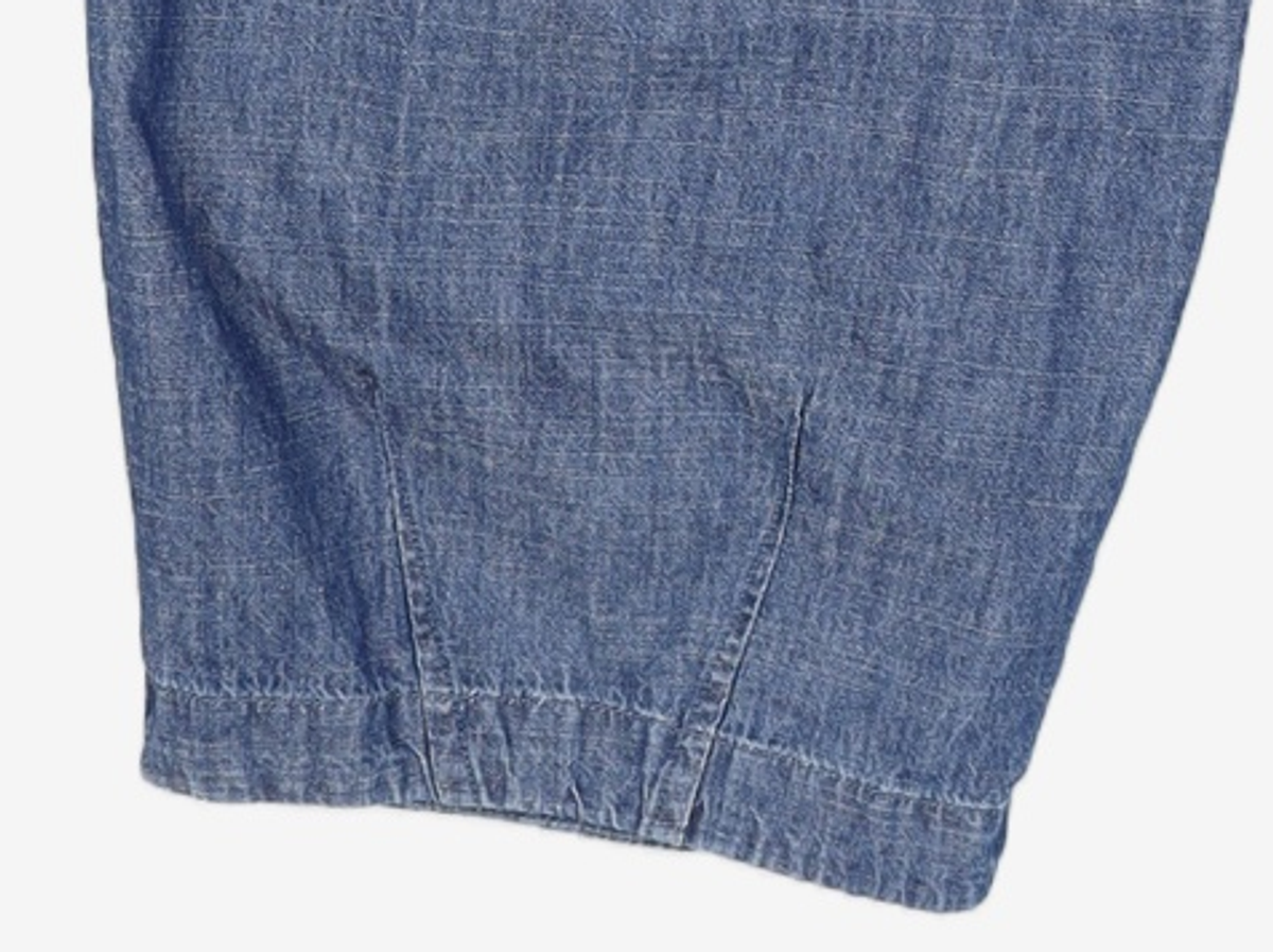 컬럼비아 유니버시티(COLUMBIA UNIVERSITY) SL-LABEL DENIM WIDE FIT BALLOON PANTS 미드나잇데님 L