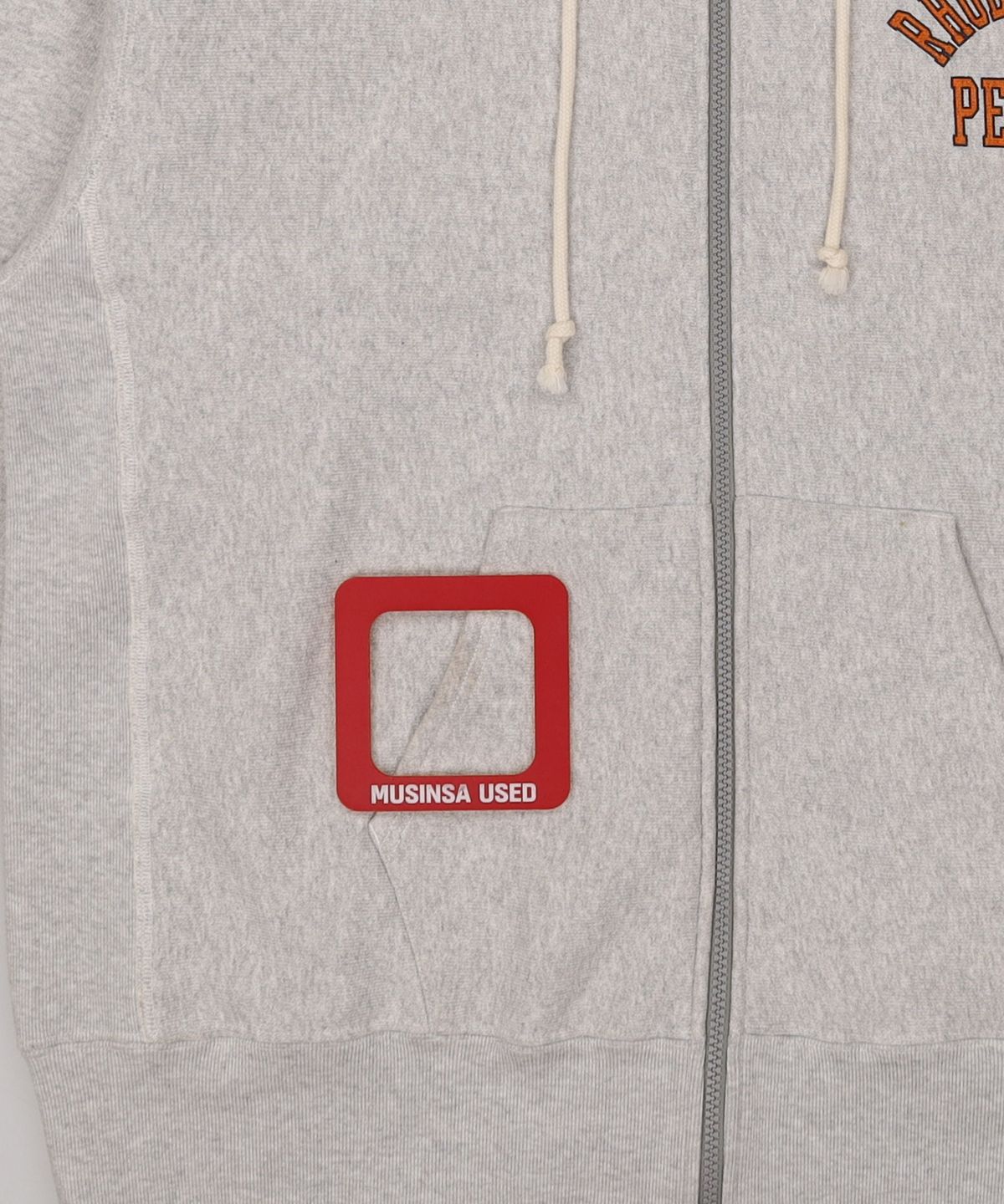 챔피온(CHAMPION) [ASIA] Reverse Weave® (블루택) 11.5oz 기모 그래픽 풀집업후디 REG FIT (NORMAL GREY) CKTS2F710G2 XXL