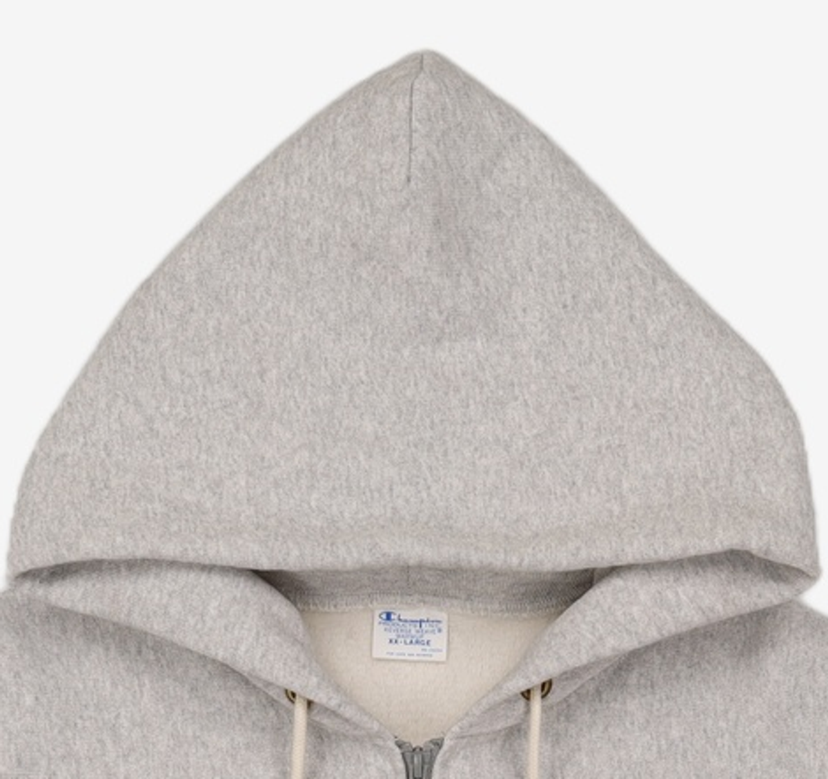 챔피온(CHAMPION) [ASIA] Reverse Weave® (블루택) 11.5oz 기모 그래픽 풀집업후디 REG FIT (NORMAL GREY) CKTS2F710G2 XXL
