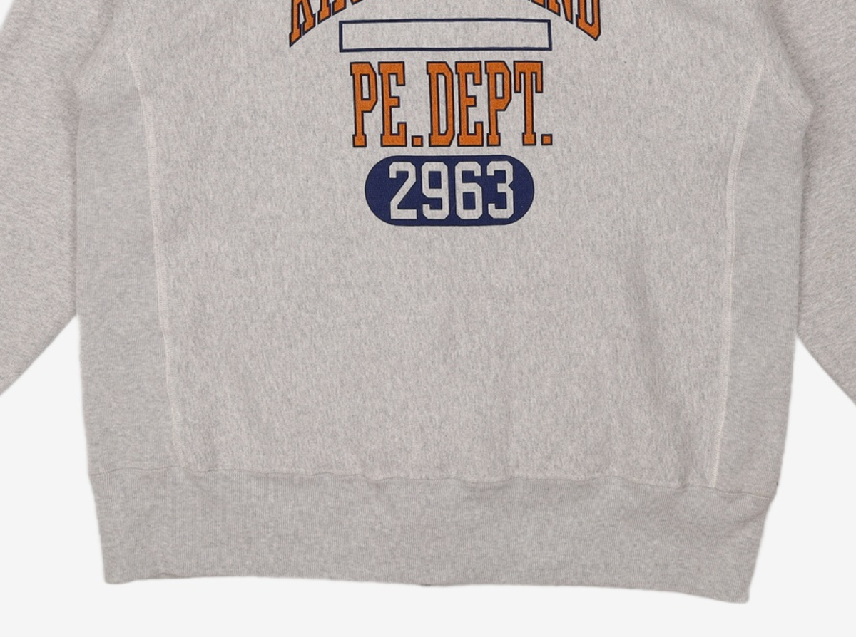 챔피온(CHAMPION) [ASIA] Reverse Weave® (블루택) 11.5oz 기모 그래픽 풀집업후디 REG FIT (NORMAL GREY) CKTS2F710G2 XXL