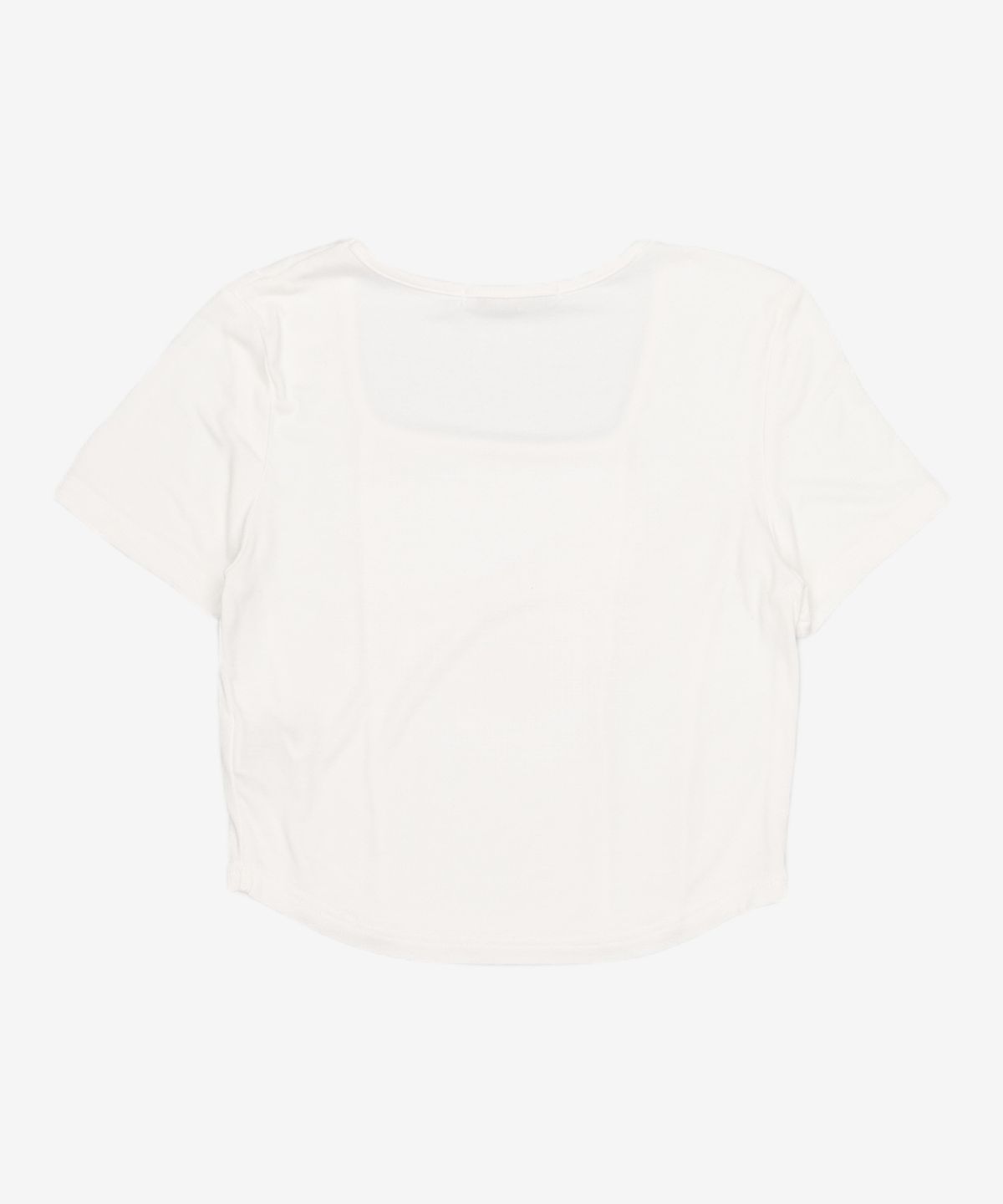 미쏘(MIXXO) 스퀘어넥 크롭 반팔티_MIWHWD537A M