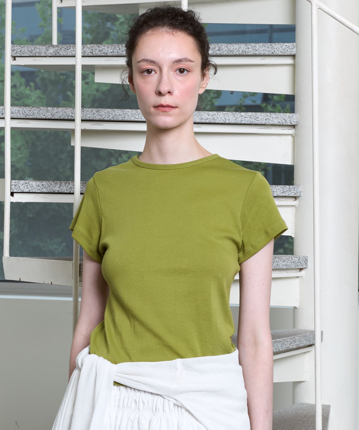 누베르(NUVERE) Core T Shirt Pistachio