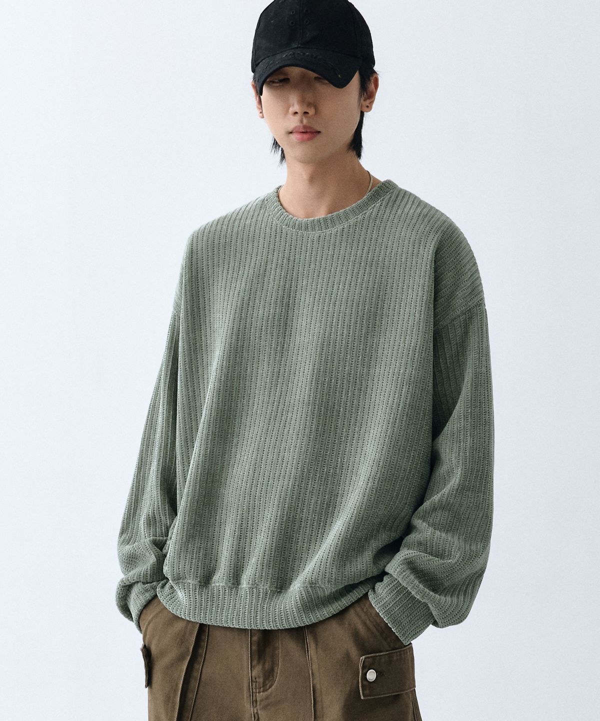 엘엑스티(LXT) [2PACK] 소프트 벨루아 코듀로이 맨투맨