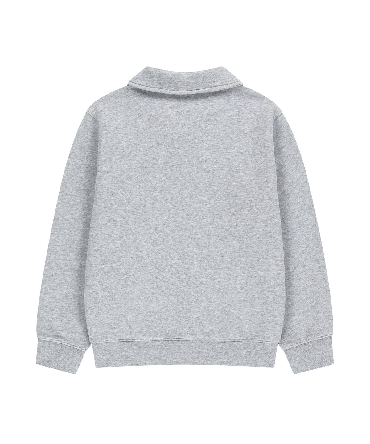 마리떼 키즈(MARITHÉ KIDS) KIDS CLASSIC LOGO HALF-ZIP SWEATSHIRT heather gray