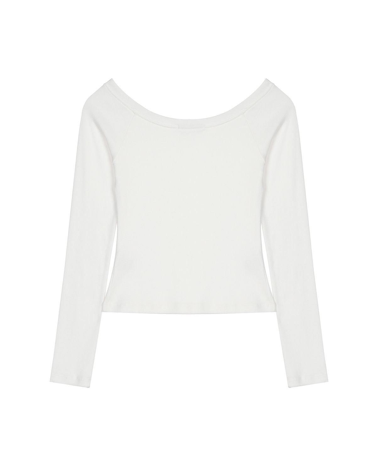 닉앤니콜(NICK&NICOLE) OFF SHOULDER LONG SLEEVE TOP_IVORY