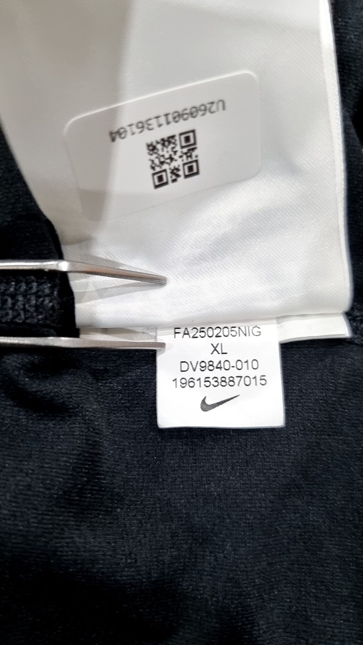 나이키(NIKE) 드라이 핏 UV 하이버스 반소매 피트니스 탑 M - 블랙:화이트 / DV9840-010 XL