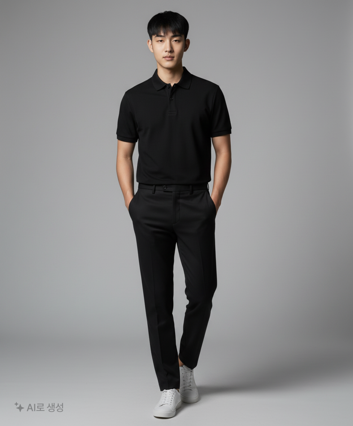 무신사 스탠다드(MUSINSA STANDARD) 베이식 피케 폴로 셔츠 [블랙] XL