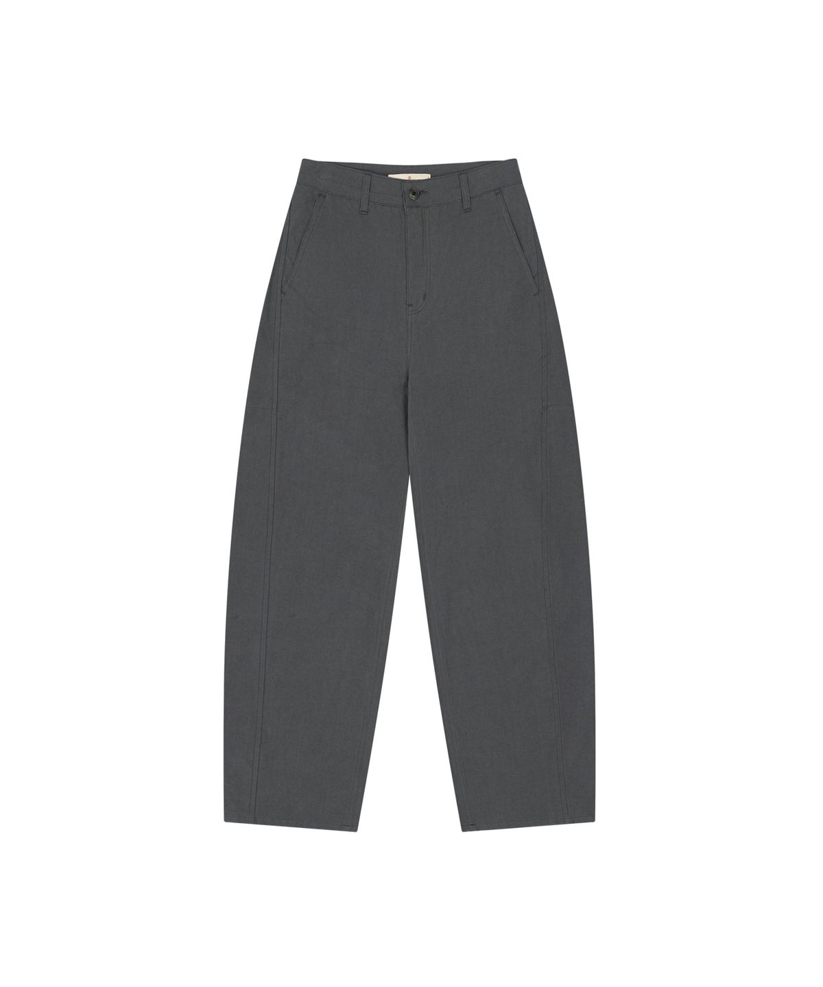 반원 아틀리에(VANONE ATELIER) P3337 커브드 코튼 팬츠_Charcoal