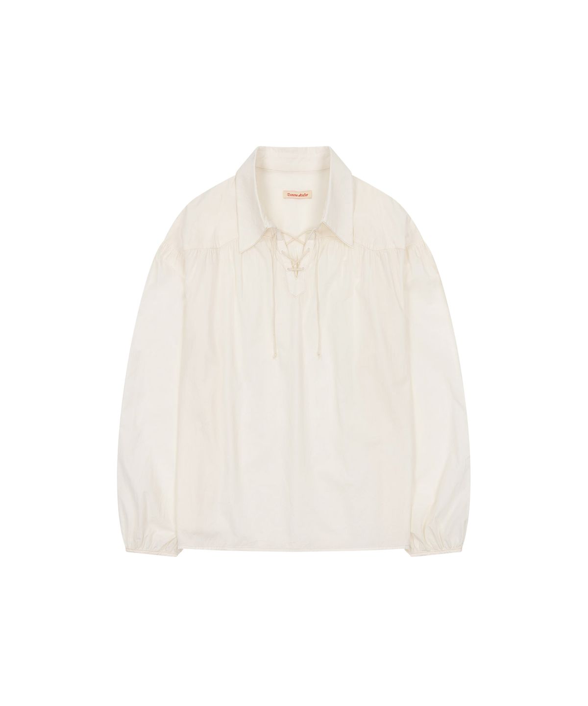 반원 아틀리에(VANONE ATELIER) A3625 클로버 블라우스_Ivory