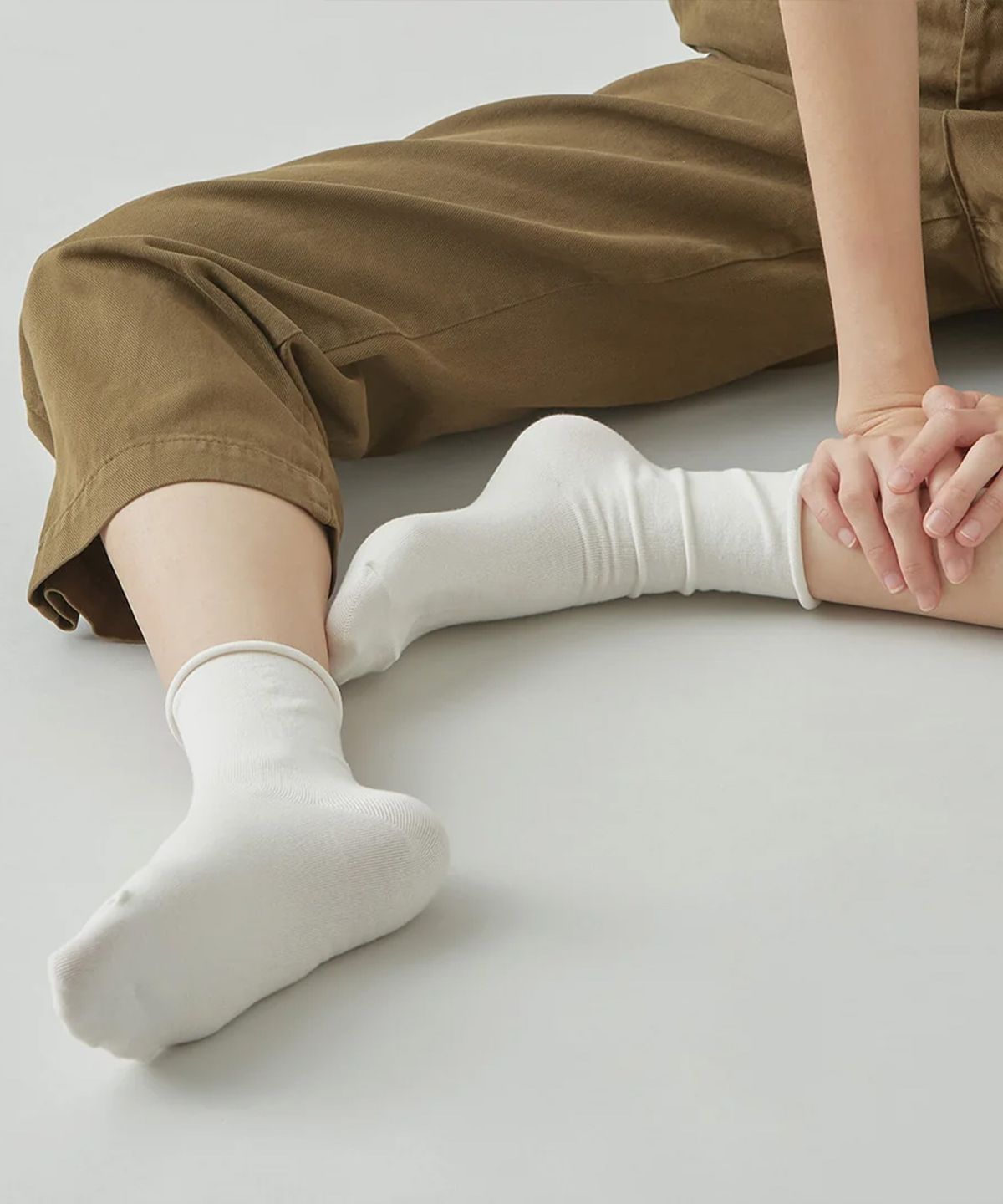 삭스타즈(SOCKSTAZ) STB017 우먼 Rolltop Socks 양말 (10 Colors)