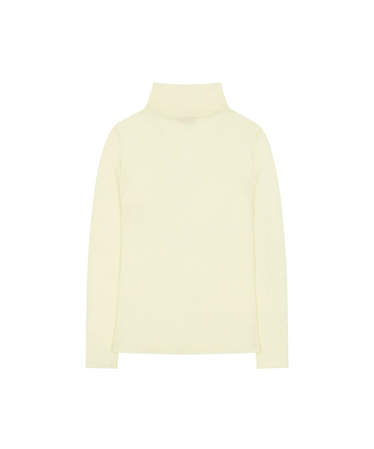 반원 아틀리에(VANONE ATELIER) A3631 리파인 하프넥 탑_Light yellow