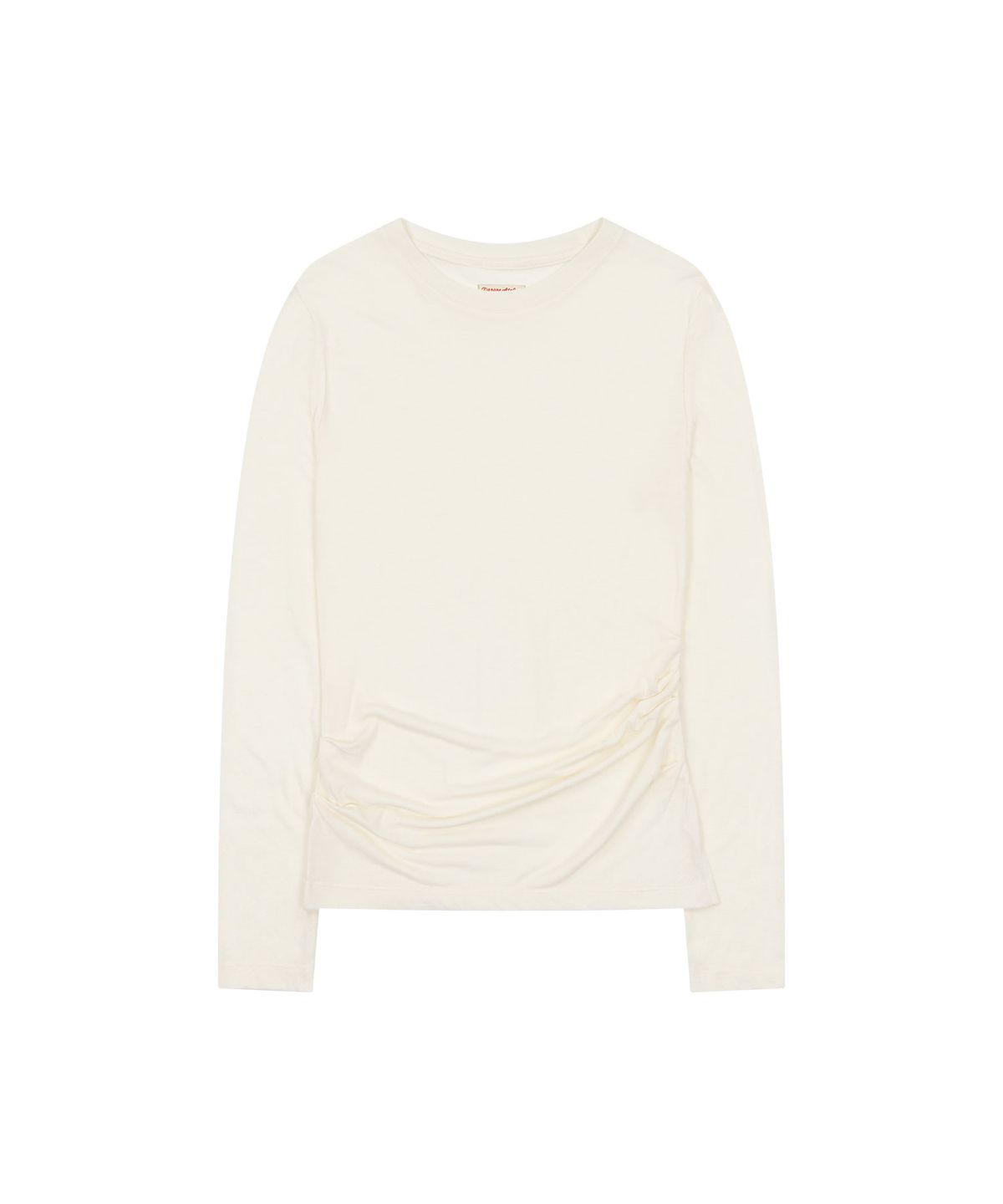 반원 아틀리에(VANONE ATELIER) A3633 드레이프 셔링 탑_Ivory