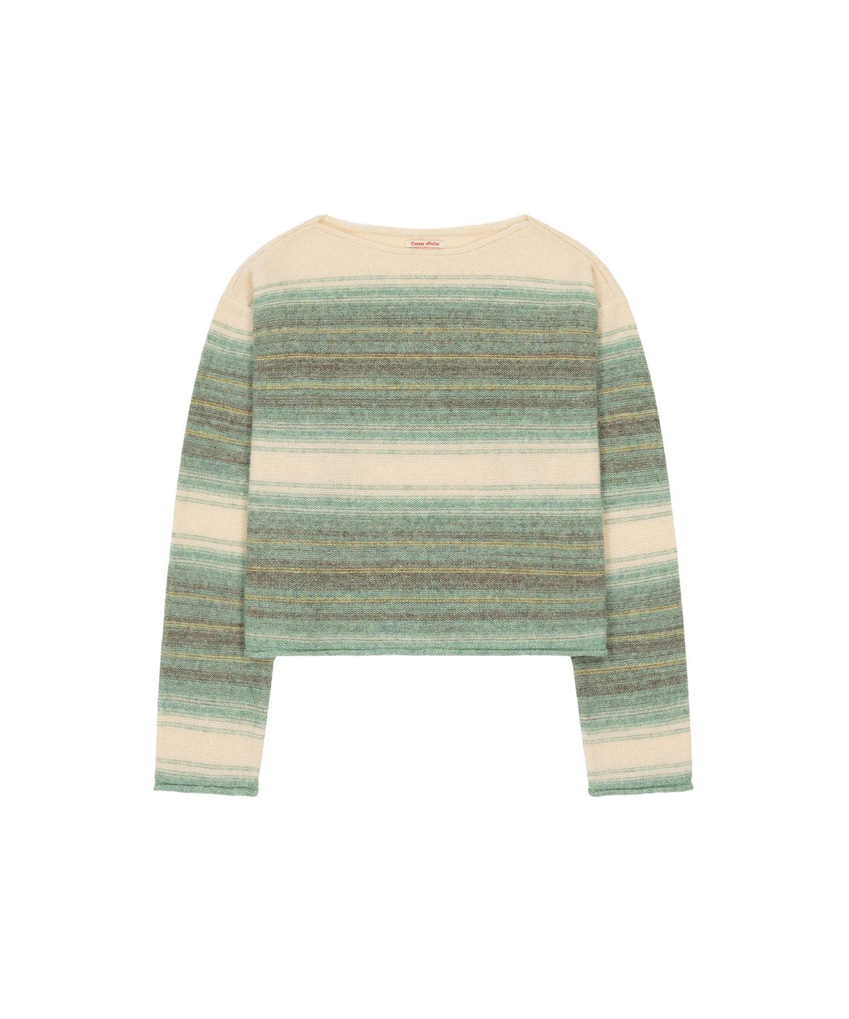 반원 아틀리에(VANONE ATELIER) KN4299 브리즈 그라데이션 니트_Green