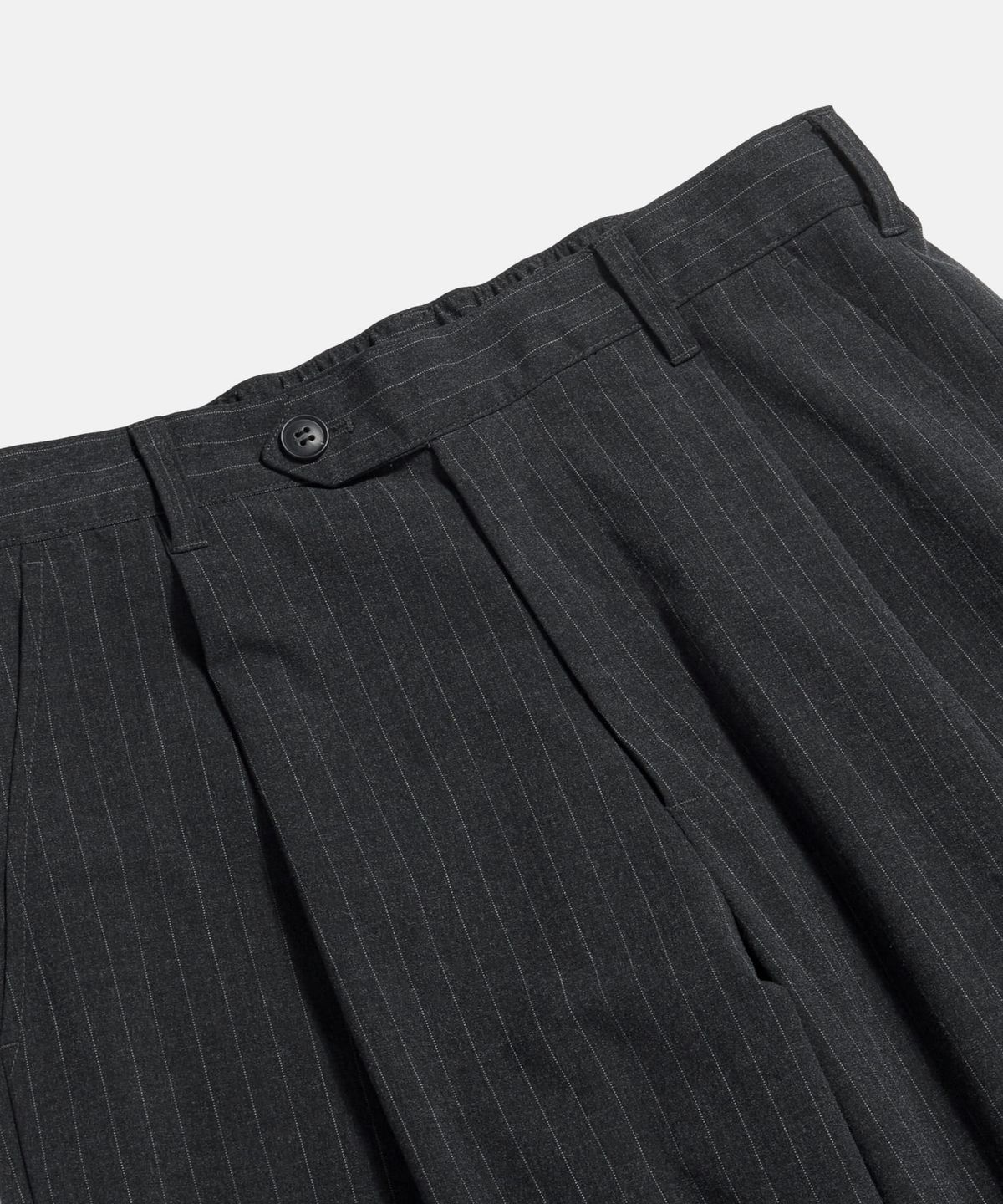 에스피오나지(ESPIONAGE) Stripe Easy Slacks Pants Charcoal